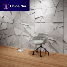 Wall-mounted decorative panel PB 05fire-retardantconcrete3D