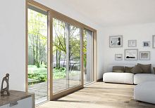 Entry door HS 330aluminumslidingglazed