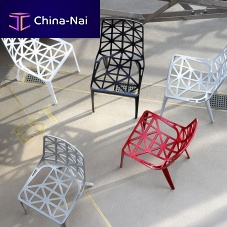 Contemporary chair NEW EIFFEL TOWERoutdoorindoorcast aluminum