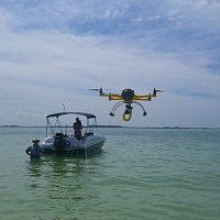 Quadcopter drone QUADH2Oaerial photographywaterproof