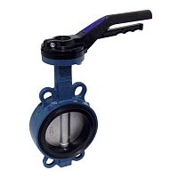 Butterfly valve 90710 seriesleverfor compressed airfor inert gases