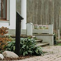 Garden bollard light Laimstars blackurbancontemporaryglass