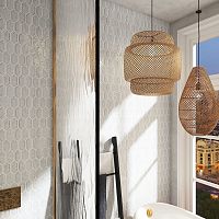 Indoor hexagonal tile PM13bathroomwallglass