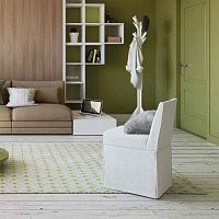 Contemporary chair ON-OFFindoorfabricupholstered