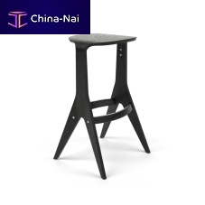 Contemporary bar stool LAVITTA BAR STOOL � BLACKmolded plywoodcommercialblack