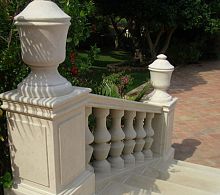 Natural stone balustrade baroutdoorindoor