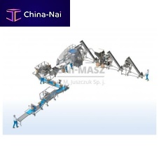 Frozen raspberry processing line