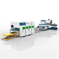 Coil-fed cutting machine laserfor aluminumfor titanium