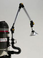 Suction extraction arm fixedflexiblefor the pharmaceutical industry