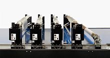 Fabric rewinder-winder automaticroller