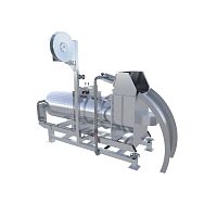 Mussel food cleaning machine drum