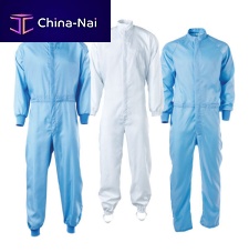 Unisex protective coveralls 01 whiteblue