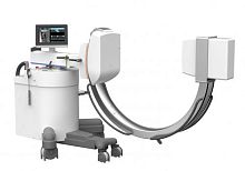 Mobile C-arm Cyberbloc FPwith flat panel detectorwith integrated video monitor