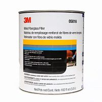 Filler with fiberglass 05816repair