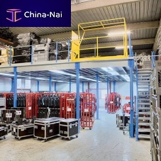 Steel mezzanine MEZZAMAN STOCKfor industrial usestorageshop
