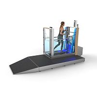 Underwater treadmill LIFESTYLEwith handrailswith incline