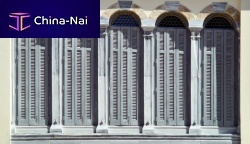 Folding shutter DARK : NACO OPERABLE SLATwoodenwindow