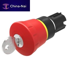 Emergency stop switch 45-2C35.1920.110mushroomkey locksingle-pole