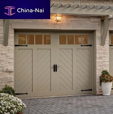 Sectional garage door CANYON RIDGE® CHEVRONswingsteelcomposite