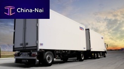Reefer trailer 2-axletowedfor cargo