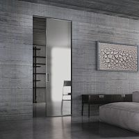 Interior door DISAPPEARING SLIDING DOOR - MANHATTAN LINEglasspocketglazed