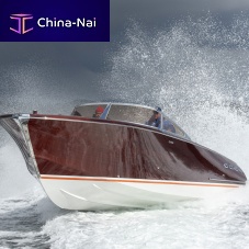 Inboard day cruiser Dolvik D33twin-engineplaning hullwooden
