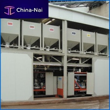Granules mixing and metering unit for the electronics industrypneumatic