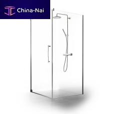 Acrylic glass shower enclosure APREJOwith sliding doorfoldingcorner