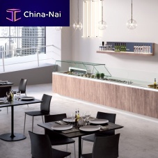 Counter refrigerated display case MODERN MILANfor shopstainless steelwithout door