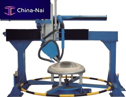 Rotating table grinding polishing machine MR/1UT-CNC BRIDGE