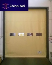 Roll-up industrial door R21sheet steelgalvanised steelPVC