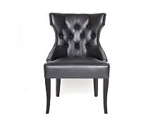 Traditional chair Monsieur Tindoorfabricleather