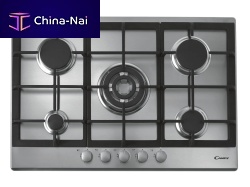 Gas cooktop CPG 75 SQGX 755 burnerbuilt-inwith knobs