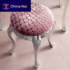 Classic stool FILIPPA POUFFsolid woodbeechsolid wood base