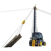 Cable transport carriage Skyline COBRAfor uphill and downhill logging