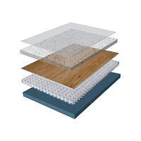 PVC flooring POPFLOOR ISAFEpolyurethanetertiarystrip