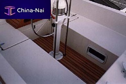 Cockpit linings boat decking Slattedteak