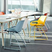 Contemporary chair Aeris Numo mit Kufengestelloutdoorindoorpolypropylene