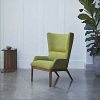 Contemporary armchair FRIDAfabricwinghigh-back