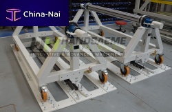Fabric unwinding machine A-FRAMES