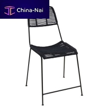 Contemporary chair MURGIindoorropeiron base