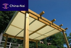 Entryway canopy 3.460 woodenfabricflat