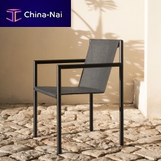 Contemporary dining chair PLEIN AIR 059outdoorBatyline®lacquered stainless steel base