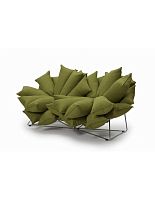 Original design sofa HANABIgreensteel2-person