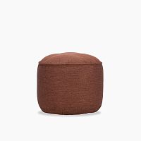 Contemporary pouf OLAF fabricroundhandmade