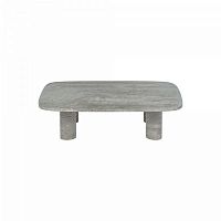 Contemporary coffee table VOLOStravertinetravertine baserectangular
