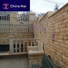 Stone wall cladding panel SPLIT MARFIL ENoutdoorsandstone look