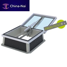 Metal smoke vent BLUESTEEL RPT F+ PNEUpolycarbonatesmoke and heat extractorfor roof