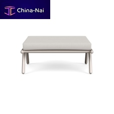 Contemporary ottoman OSCAR fabricrectangularindoor
