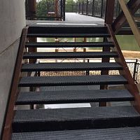 Aluminum step stainless steelnon-slip
